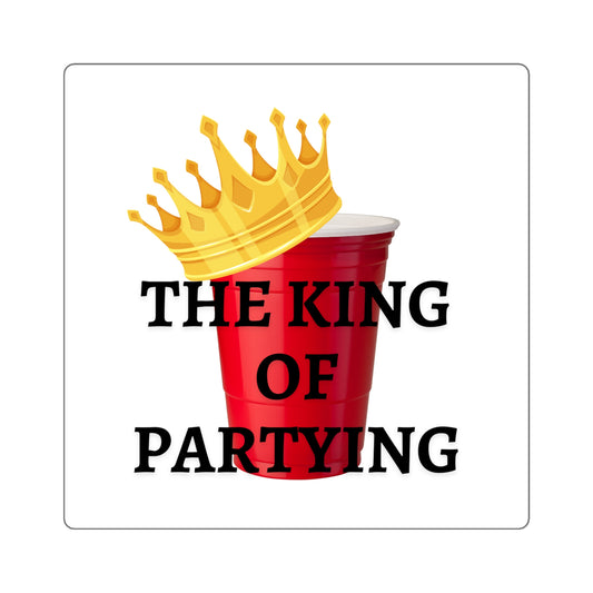 The King Of Partying Sticker